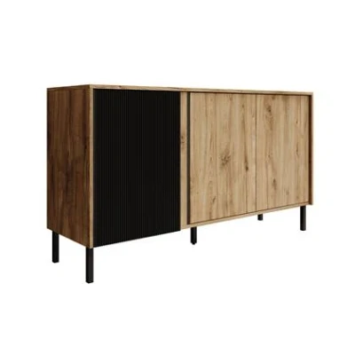 Afbeelding van Meubella Dressoir Margareth Eiken 145 cm