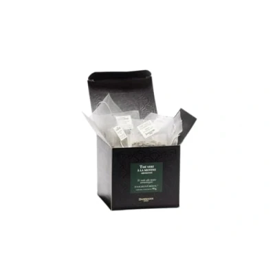 Image de Dammann Frères Thé vert à la menthe 25 sachets cristal