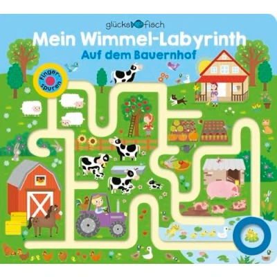 Afbeelding van Glücksfisch: Mein Wimmel Labyrinth: Auf dem Bauernhof