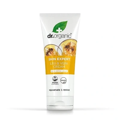 Afbeelding van Dr.Organic Beencrème/spataderen met biologische koninklijke gelei, 200 ml