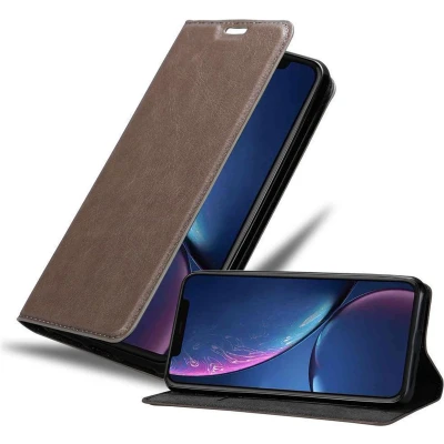 Afbeelding van Cadorabo Hoesje geschikt voor Apple iPhone 11 PRO in KOFFIE BRUIN Beschermhoes met magnetische sluiting, standfunctie en kaartvakje Book Case Cover Etui