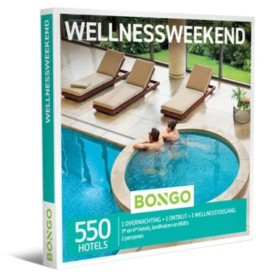 Afbeelding van Bongo Bon WELLNESSWEEKEND Cadeaukaart cadeau voor man of vrouw