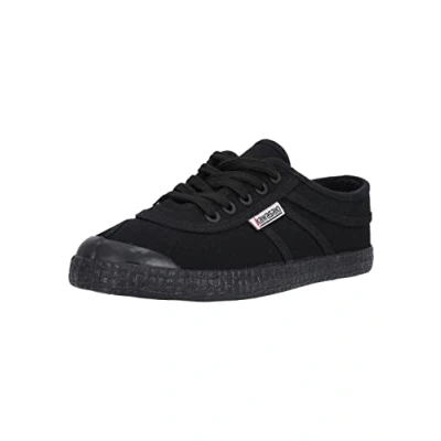 Afbeelding van Kawasaki Originele Teddy canvas schoenen, laag, uniseks, 1001s Black Solid, 41 EU, Solid