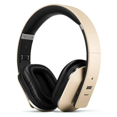 Afbeelding van August EP650 Bluetooth hoofdtelefoon v4.2 NFC met aptX Low Latency stereo on ear Audio app, draadloze microfoon voor handsfree, diepe bas,