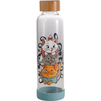 Afbeelding van Disney De Aristokatten glazen waterfles 500ml