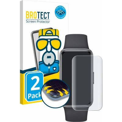 Afbeelding van BROTECT Screenprotector voor Huawei Band 9 Folie Beschermfolie matte volledig dekking (2 Stuks)