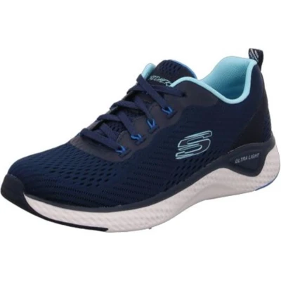 Afbeelding van Skechers Sneakers laag, Dames, Maat: 36, Blau Kunststof