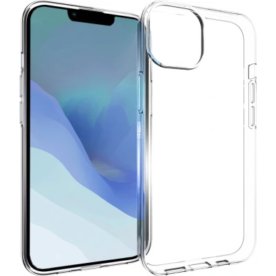 Afbeelding van Accezz Hoesje Geschikt voor iPhone 14 Siliconen Clear Backcover Transparant