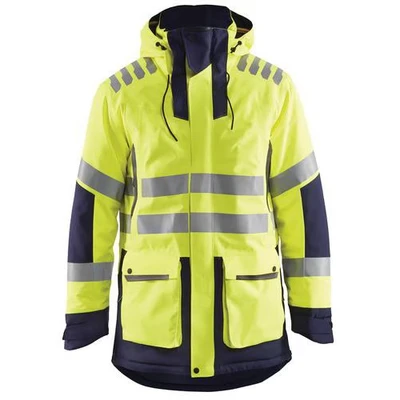 Image de Parka haute visibilité Evolution jaune fluorescent/marine