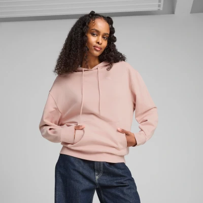 Afbeelding van Puma Relaxed FIT Hoodie, Dames, Maat: Small, Rose quartz