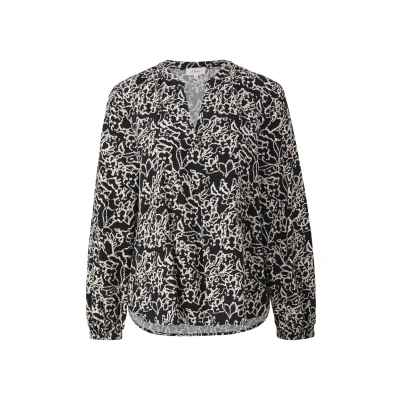 Afbeelding van s.Oliver Bloes Maat 36 Vrouwen 99A0 GREY/BLACK Viscose