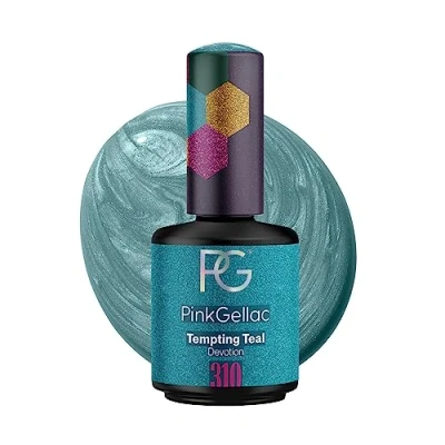 Afbeelding van Pink Gellac 310 Tempting Teal Gel Nagellak 15 Ml