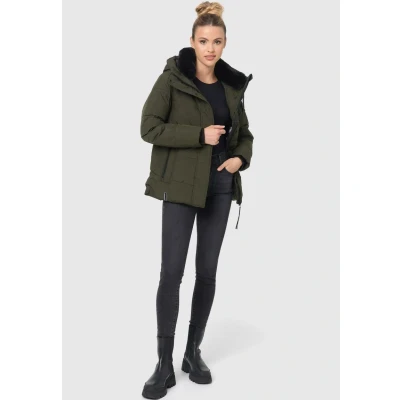 Afbeelding van Navahoo SAG JA XIV Winterjas, Dames, Maat: 3XL, Dark olive