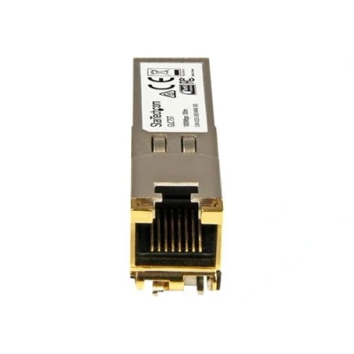 Image de StarTech.com Paquet de 10 modules transceiver SFP Gigabit RJ45 en cuivre Compatible Cisco GLC T Mini GBIC vrac 1000Base Module transmetteur (mini GBIC) (équivalent à : T) GigE RJ 45 jusqu&#039;à 100 m (pack d