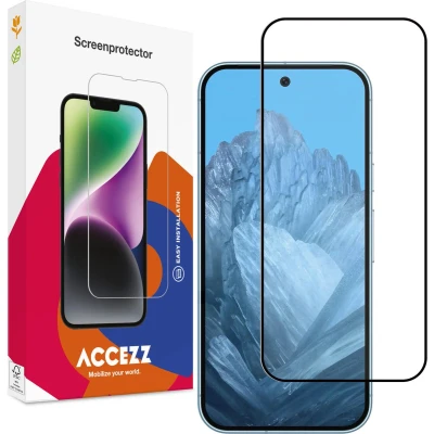 Afbeelding van Accezz Screenprotector Geschikt voor Google Pixel 9 Pro / Gehard Glass Full Cover