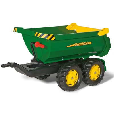 Afbeelding van Rolly Toys Halfpipe aanhanger van John Deere