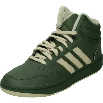 Afbeelding van Adidas hoops mid 3.0 in de kleur groen.