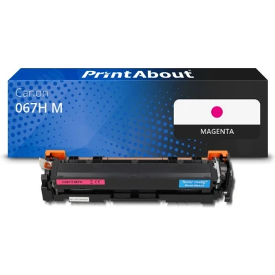 Afbeelding van Huismerk Canon 067H M Toner Magenta Hoge capaciteit
