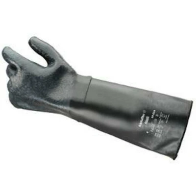 Afbeelding van Ansell AlphaTec® werkhandschoenen zwart maat 10 bestand tegen extreme temperaturen