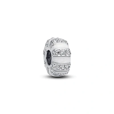 Afbeelding van Pandora Dames Bedel Zilver &amp; Wit