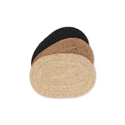 Afbeelding van Salt &amp; Pepper Maisblad placemat ovaal beige 45x30cm