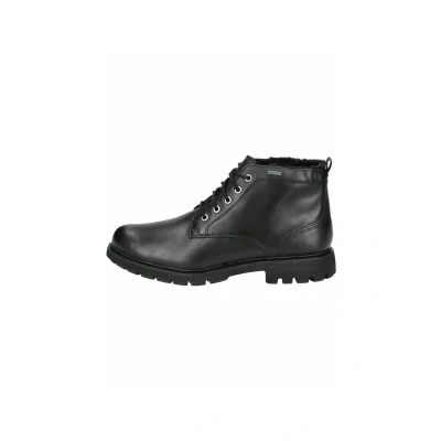 Afbeelding van Clarks Veterboots, Heren, Maat: 41.5, Black wlined lea Leer