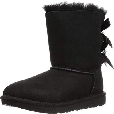 Afbeelding van UGG DS&#039; BAILEY BOW II Uniseks modieuze kinderlaarzen, zwart.