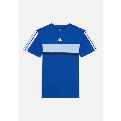 Afbeelding van adidas Mixte enfant SEASONAL ESSENTIALS TIBERIO 3 STRIPES T SHIRT, team royal blue/core white, 15 16 Years