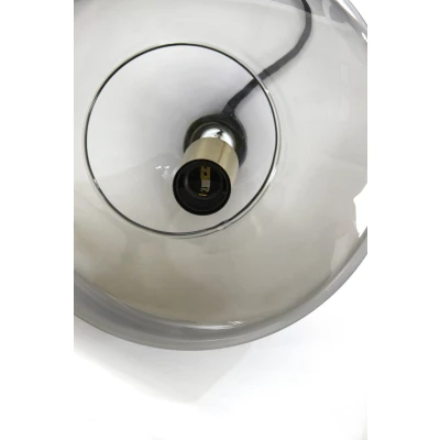 Afbeelding van Light&amp;living Hanglamp 3L 120x30x21 cm SOLNA antiek brons+smoke glas