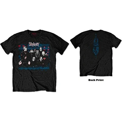 Afbeelding van Slipknot WANYK Glitch Group Heren T shirt L Zwart