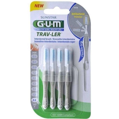 Afbeelding van Gum Trav Ler 4 Ragers Medium 7,2mm