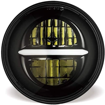 Afbeelding van Hokuotolite 5.75 5 3/4 led koplamp, geüpgraded met DRL, compatibel Harley Davidson Motorcycle Sportster 883 Iron Dyna Street Bob Nightster Night Rod Headlamp Driving Light, zwart