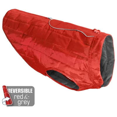 Afbeelding van Kurgo Loft Jacket Rood&amp;Antraciet Hondenjas S