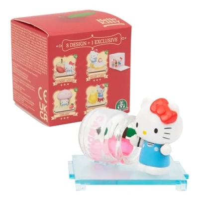 Afbeelding van Hello Kitty, 1 figuur 4,5 cm en accessoires in een transparante doos, Big Apple Workshop serie, willekeurig model, voor kinderen vanaf 3 jaar, HKT39