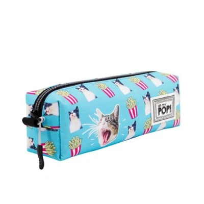 Image de Oh My Pop! Trousse turquoise chat en colère