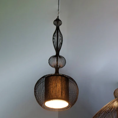 Afbeelding van Forestier Impératrice hanglamp, zwart
