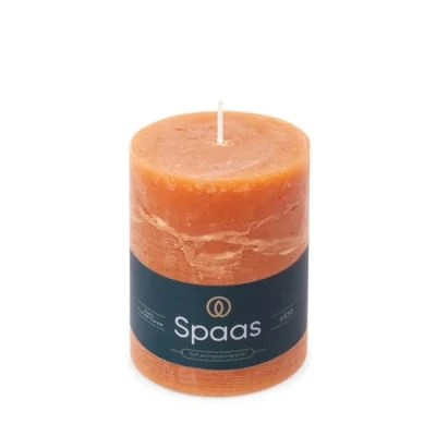 Afbeelding van Rustiek Kaars 80/110mm oranje Spaas