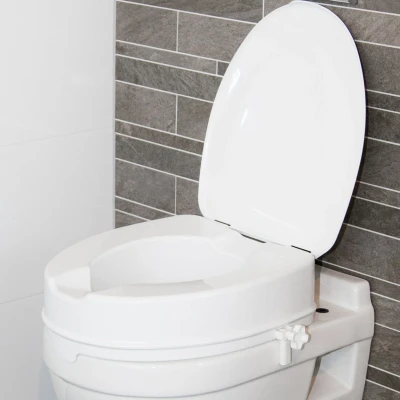 Afbeelding van Toiletverhoger met deksel 15 cm