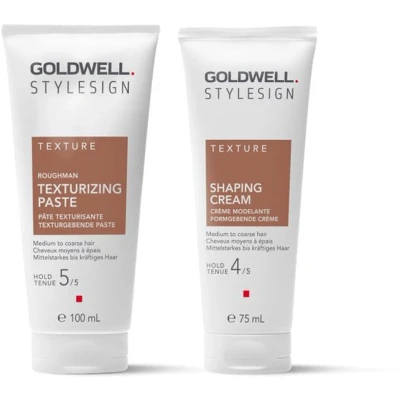 Afbeelding van Goldwell StyleSign Shaping Cream 75ml + Roughman Texturizing Paste 100ml bundel/set/pakket