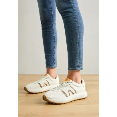 Afbeelding van Camper Pelotas Athens Sneakers laag, Dames, Maat: 41, White Textiel/ synthetisch