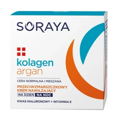 Afbeelding van Soraya, Lichaamslotion, Collageen &amp; Argan Hydraterende Anti Rimpel Crème Voor Dag en Nacht 50Ml (Lichaamscrème, 50 ml)