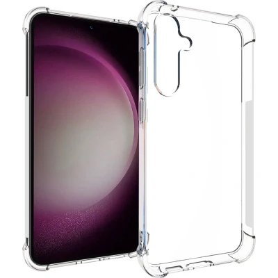Afbeelding van iMoshion Hoesje Geschikt voor Samsung Galaxy S23 FE Siliconen Shockproof Case Transparant