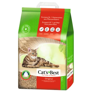 Afbeelding van Cat&#039;s Best Original Kattenbakvulling 20 l