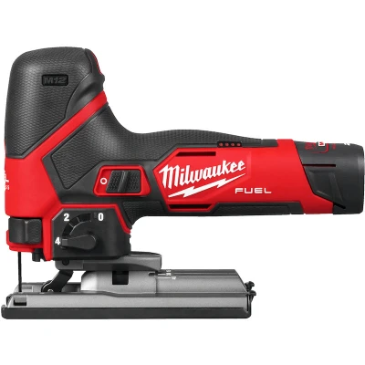 Afbeelding van MILWAUKEE M12 FJS 422X 12V FUEL accu decoupeerzaagmachine in HD box (1x 4,0Ah accu, 1x 2,0Ah + lader) 4933493348