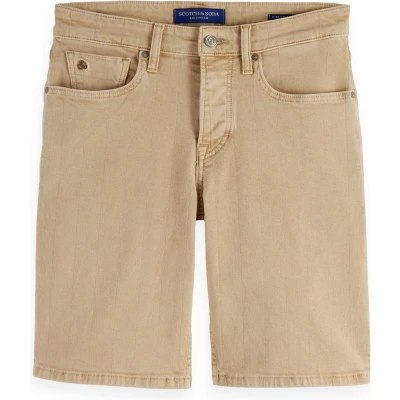 Afbeelding van Scotch &amp; Soda Ralston SLIM FIT Jeansshort, Heren, Maat: 33, Desert sand