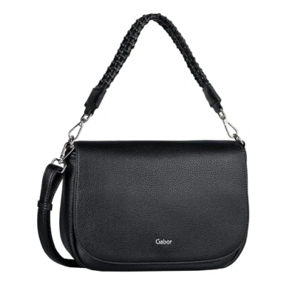 Afbeelding van Gabor Schoudertas Vivien Flap Bag Top Zip Black Zwart