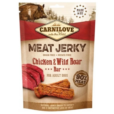 Afbeelding van Carnilove Jerky 100 g Hondensnacks Kip&amp;Wild Zwijn