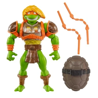 Afbeelding van MOTU x TMNT: Turtles of Grayskull Action Figure Michelangelo 14 cm