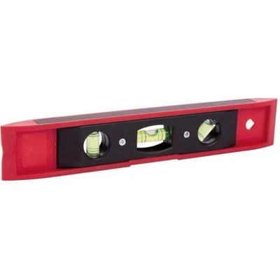 Afbeelding van Waterpas Toolland 23 cm (3 libellen, Magnetisch, Zakformaat)
