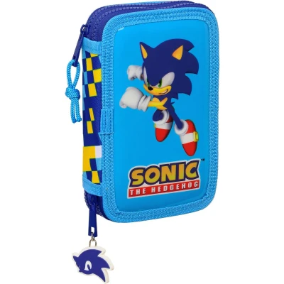 Afbeelding van Sonic Gevuld etui, Bleu 28 stuks 19,5 x 12,5 4 cm Polyester